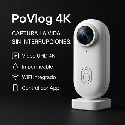 PoVlog – Mini Cámara Deportiva 4K
